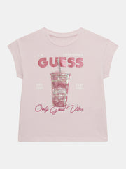 TODDLER GIRL - FRONT PRINT STRETCH T-SHIRT