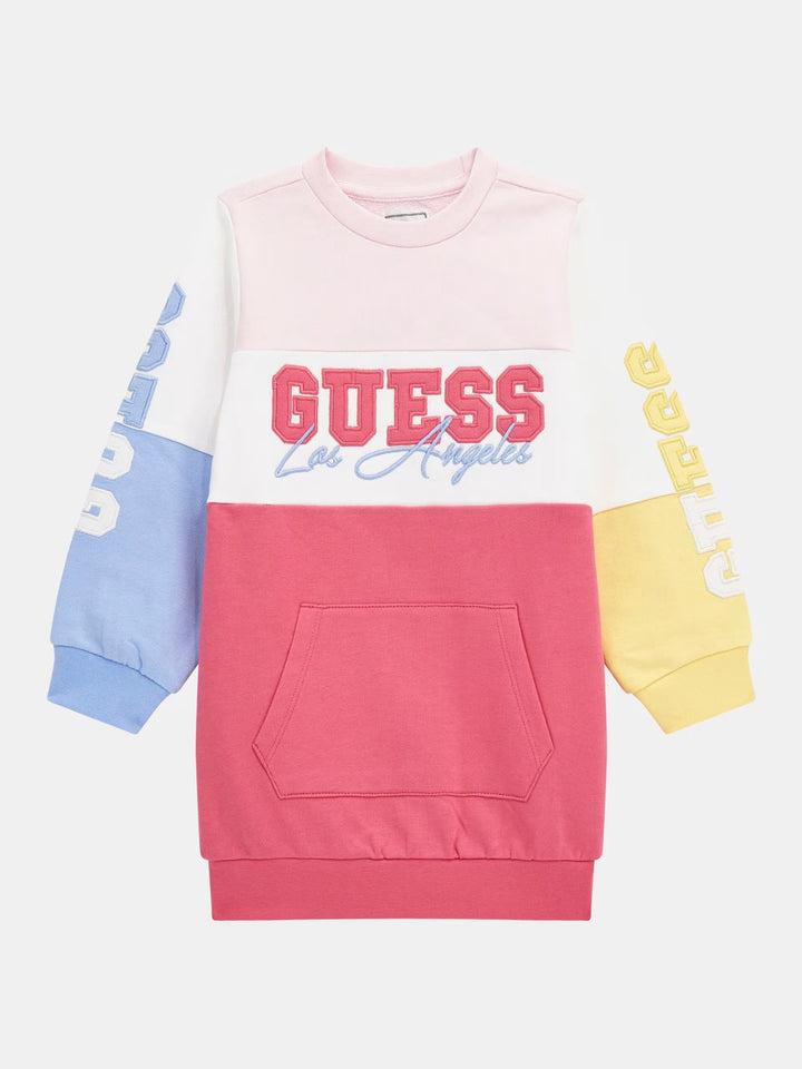 TODDLER GIRL - Color block logo active dress