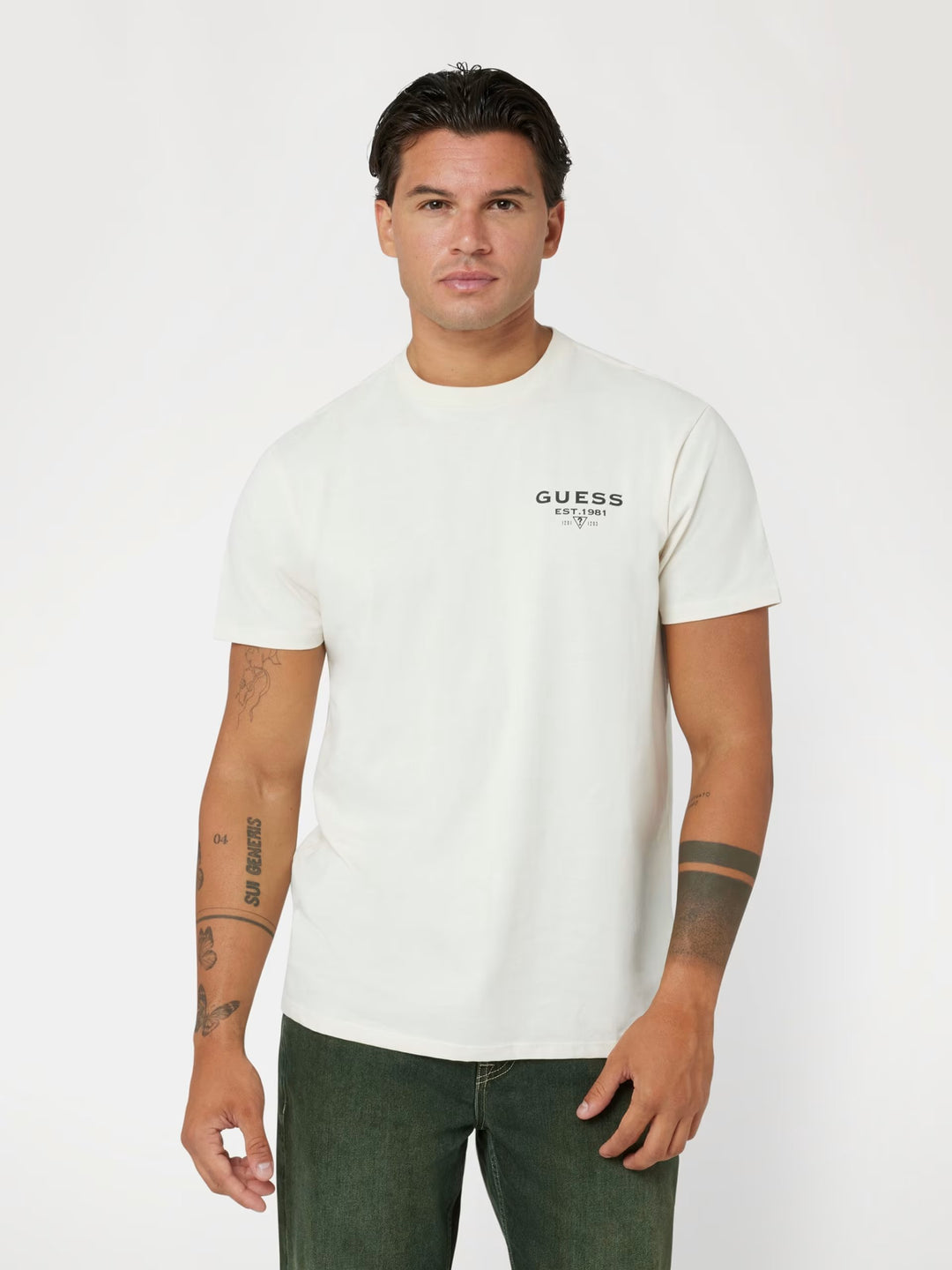 SS BSC CLASSIC GUESS LOGO TEE - GUESS?