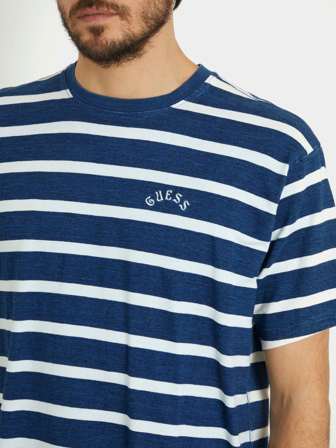 SS CN YD INDIGO STRIPED TEE