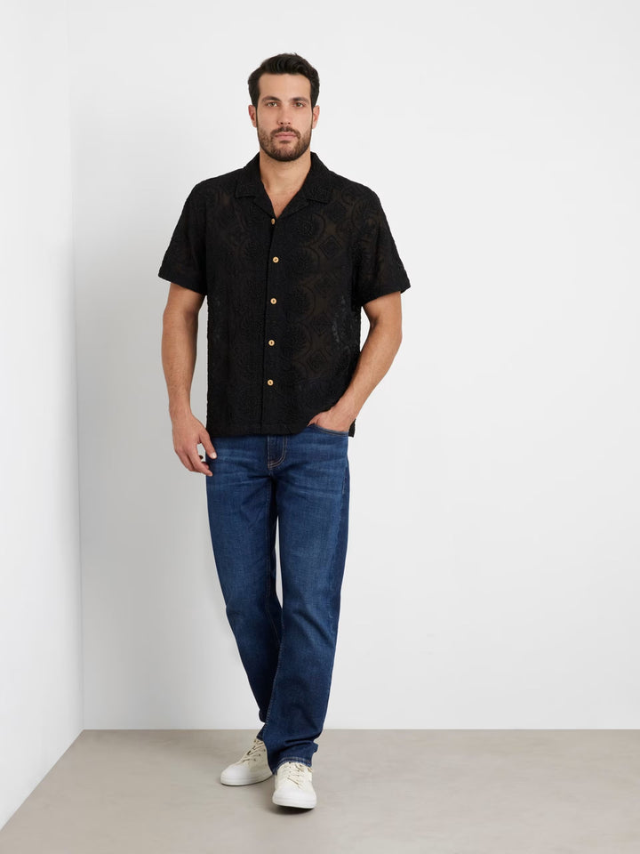 SS EMORY EMBROIDERY SHIRT