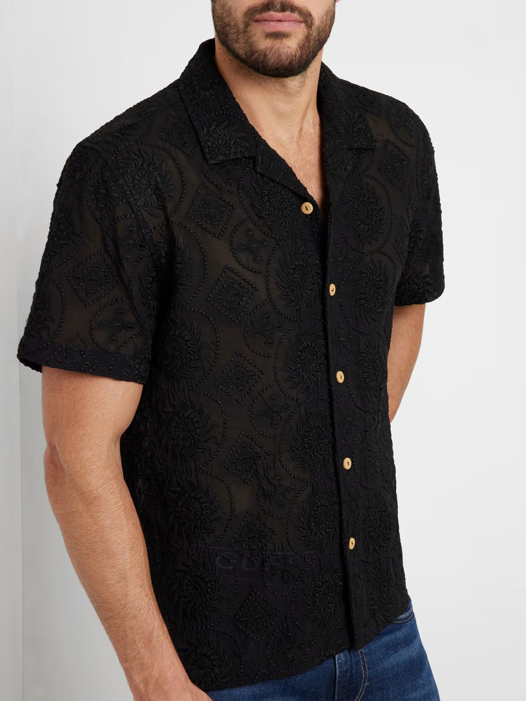 SS EMORY EMBROIDERY SHIRT