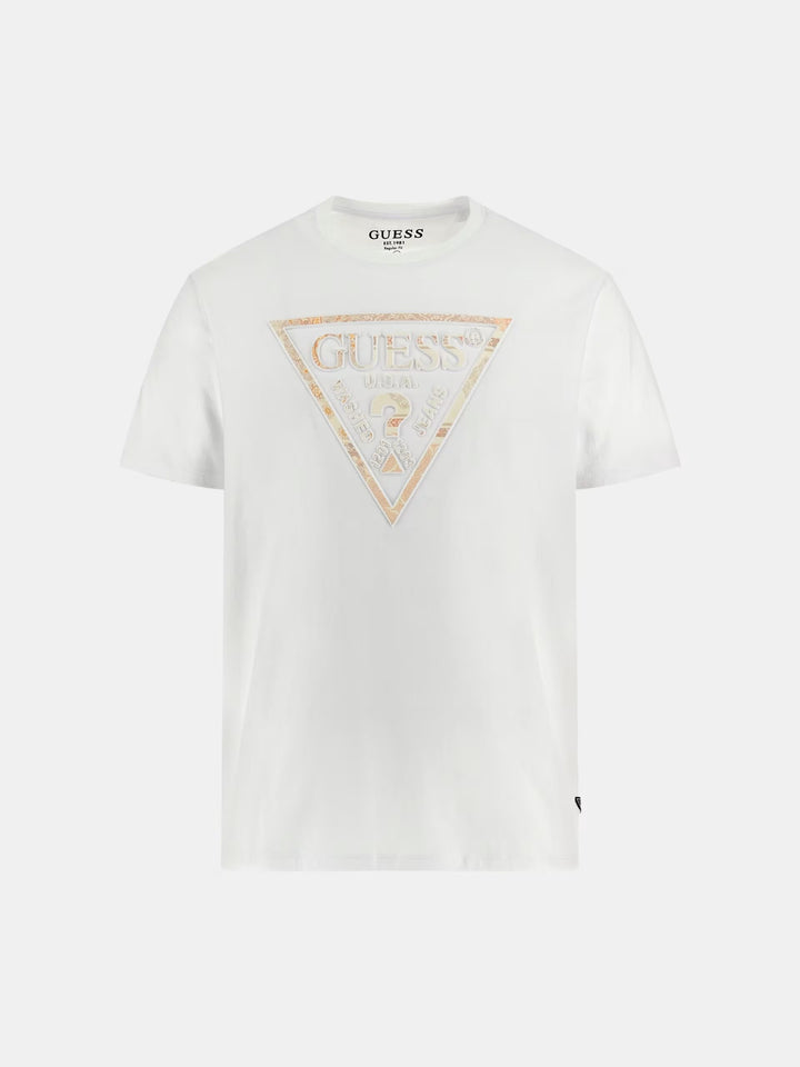 SS BSC PATCHWORK EMBO LOGO TEE