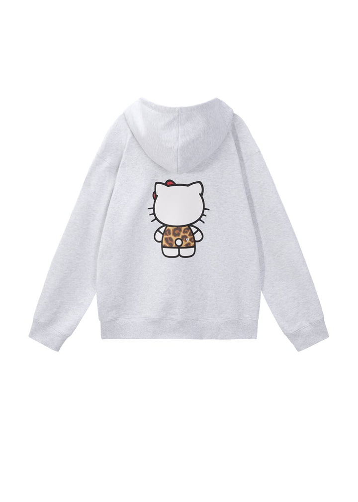 GUESS × HELLO KITTY UNI LS HOODED ZIP UP JACKET