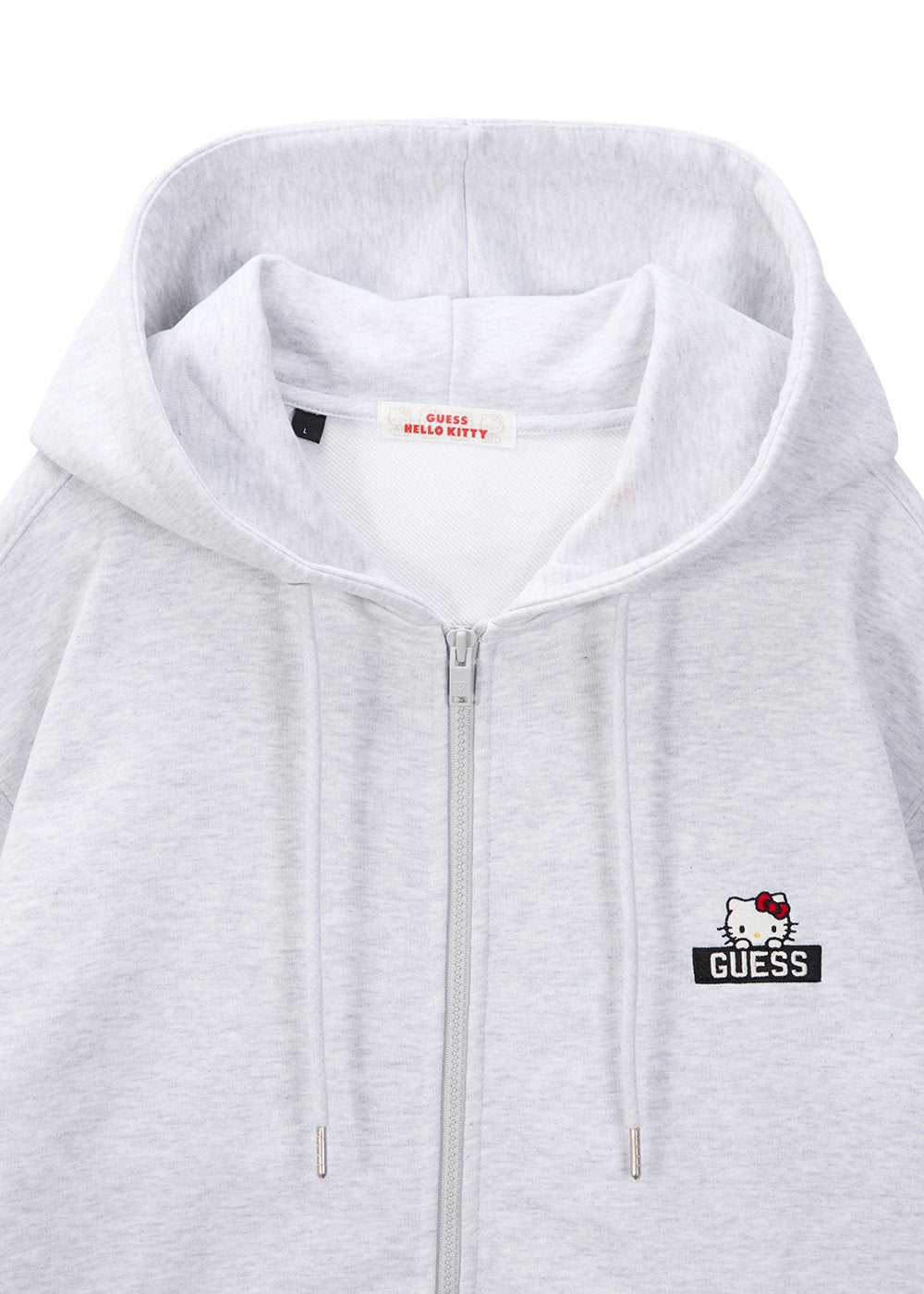 GUESS × HELLO KITTY UNI LS HOODED ZIP UP JACKET