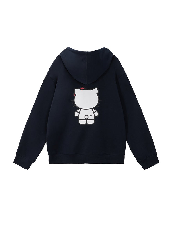 GUESS × HELLO KITTY UNI LS HOODED ZIP UP JACKET