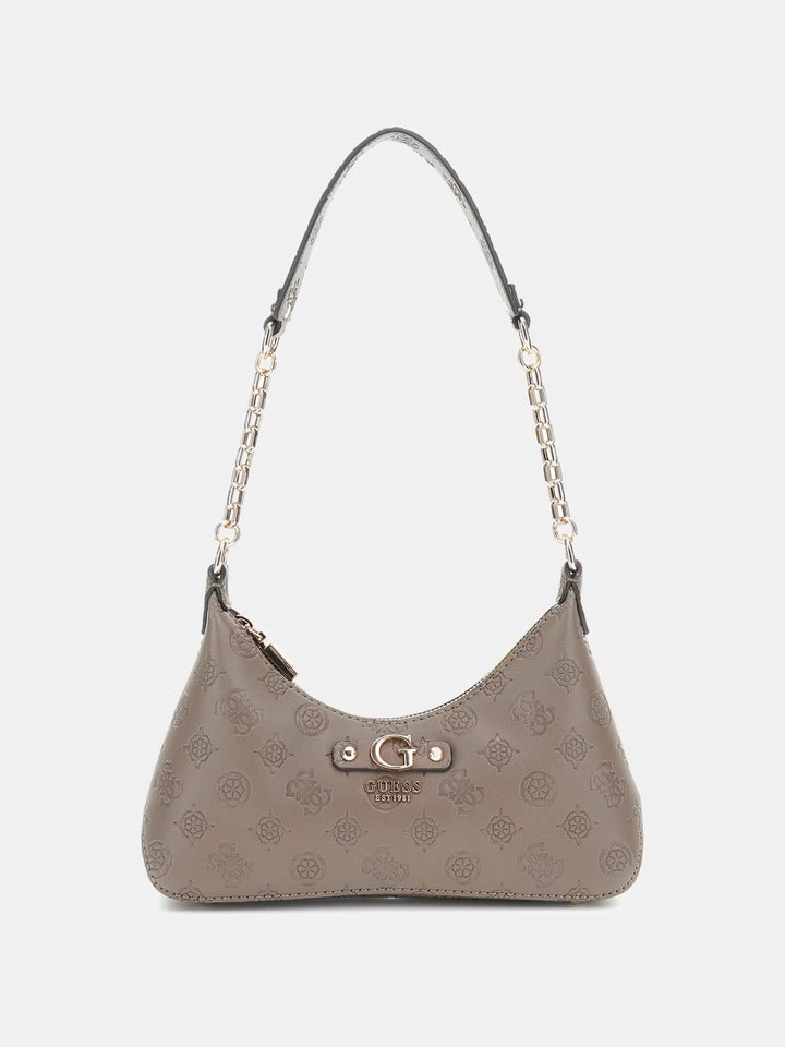 Gerty Top Zip Shoulder Bag - Guess?