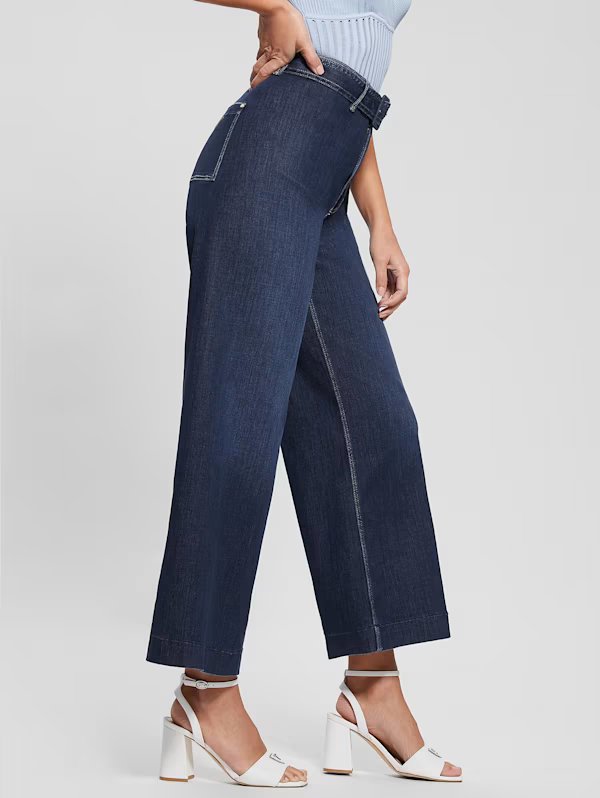 DAKOTA WIDE LEG DENIM PANTS