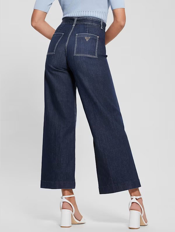 DAKOTA WIDE LEG DENIM PANTS