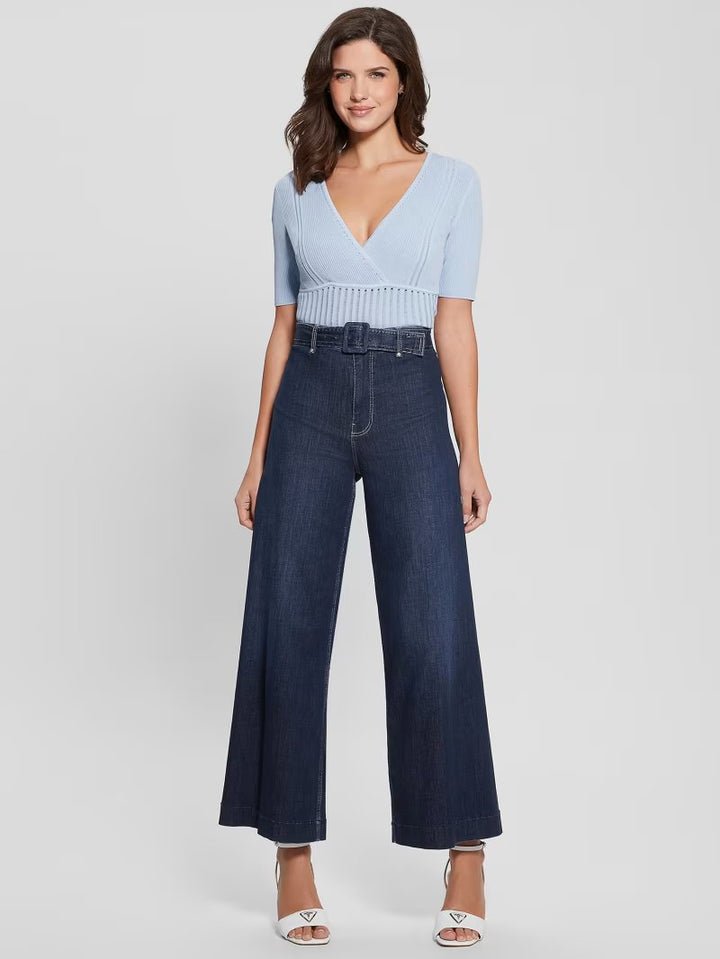 DAKOTA WIDE LEG DENIM PANTS