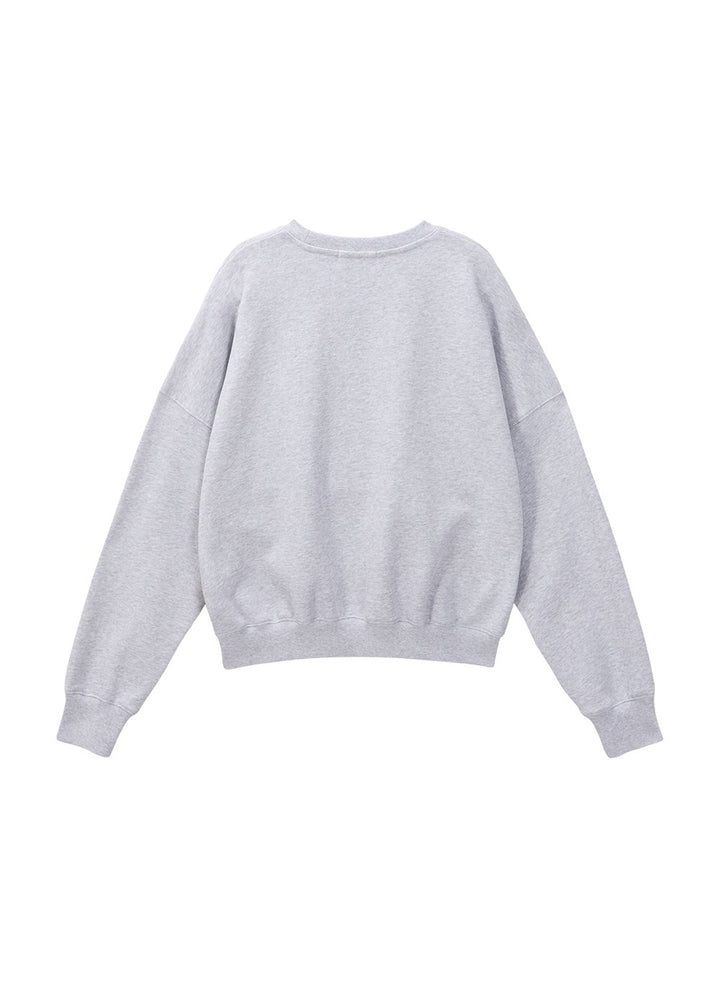 GUESS × HELLO KITTY LADIES LS CROPPED SWEATSHIRT