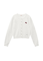 GUESS × HELLO KITTY LADIES LS CARDIGAN SWEATER