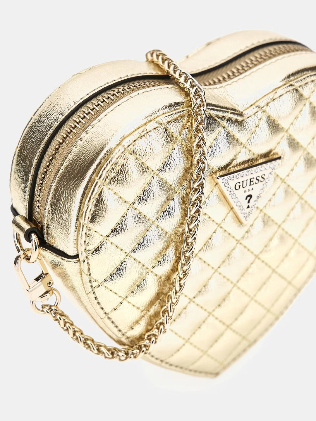 TWILLER METALLIC HEART BAG