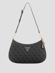 NOELLE CORE LOGO TOP ZIP SHOULDER BAG