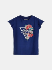 JUNIOR GIRL - FRONT TRIANGLE LOGO T-SHIRT