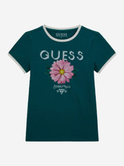 JUNIOR GIRL - FRONT LOGO PRINT T-SHIRT