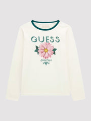 JUNIOR GIRL - FRONT LOGO PRINT T-SHIRT