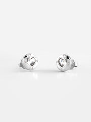 STUD EARRINGS - ROLLING HEARTS