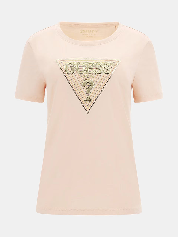 MULTICOLOR TRIANGLE LOGO TEE - Guess